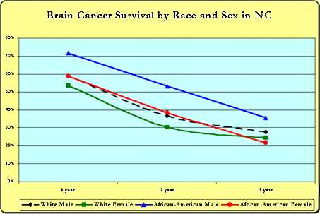 Graph of Survival by Race and Sex